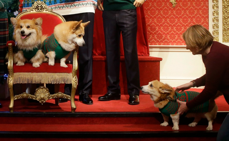 Illustration for article titled Here Comes the Waxworks Royal Family in Christmas Sweaters to Steal Your Soul